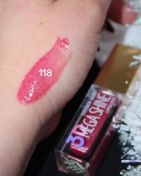 GOLDEN ROSE Блеск для губ 3D Mega Shine 118