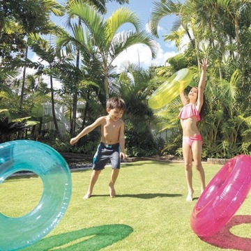 Неоновый круг для плавания, диаметр 91 см, INTEX 59262