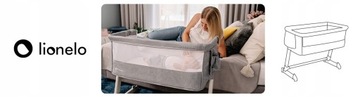 Lionelo Theo Боковая кровать Дополнительная кровать