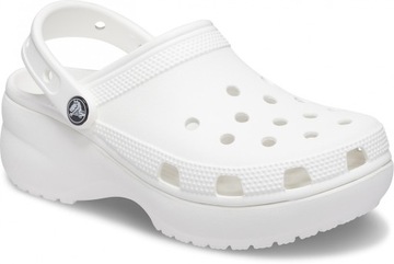 Damskie Buty Chodaki Klapki Crocs Platforma 206750 Clog 37-38