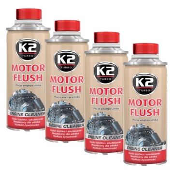 DODATEK DO OLEJU PŁUKANKA DO SILNIKA K2 MOTOR FLUSH 250ML 4 SZTUKI