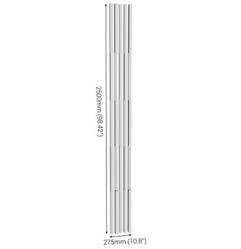 Акустические панели-ламели Настенные украшения «ПЛУТА-3» | Белый