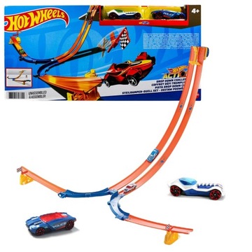 HOT WHEELS TOR ZESTAW PODWÓJNY ZJAZD 2 AUTKA DNR54