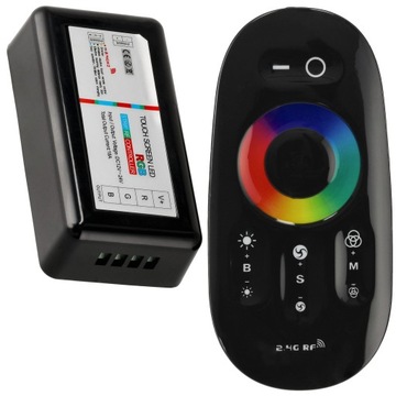 STEROWNIK Kontroler PILOT Do TAŚMY LED RGB RF (Fale Radiowe) Czarny
