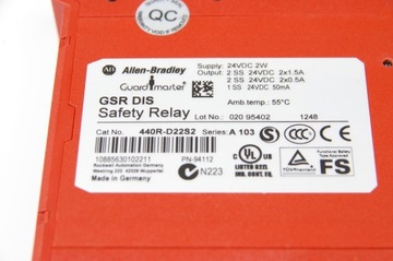 Allen Bradley 440R-D22S2 Модуль реле безопасности GSR DIS