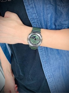 Stalowy zegarek Casio G-SHOCK GM-2100B Box+ Grawer