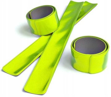 OPASKA ODBLASKOWA OSTRZEGAWCZA SAMOZACISKOWA NA RAMIĘ RĘKĘ ODBLASK OSTRZEGA