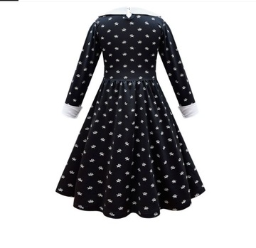 Наряд Уэнсдей Аддамс Платье Парик Маскировка