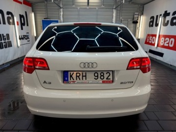 Audi A3 8P Hatchback 3d 2.0 TDI CR 140KM 2010 Audi A3 Sportback ledy bi xenon 2.0 tdi 140 konny manualna skrzynia bezwyp, zdjęcie 5