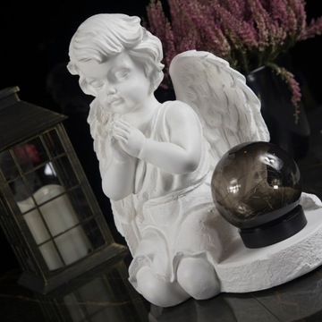 БОЛЬШАЯ СВЕЧА, ГИПСОВАЯ ФИГУРКА гробницы, СВЕТОДИОДНАЯ СОЛНЕЧНАЯ ЛАМПА