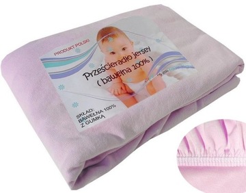 Prześcieradło jersey 70x140 140x70 EKO-paczka