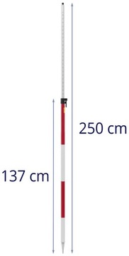 Геодезический столб для зеркальной призмы, складной, диам. 32 мм длина 2,5 м