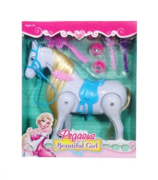 KOŃ,KONIK PEGASUS + AKCESORIA 708 SWEDE