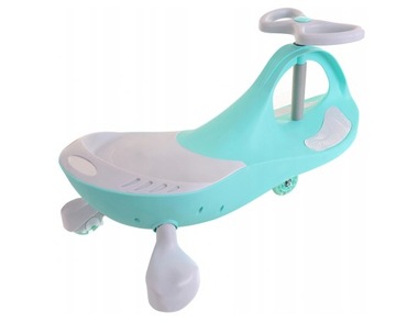 Гравитационный аттракцион со светящимися светодиодными колесами Бирюзовый