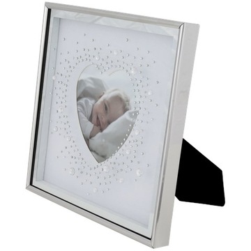RAMKA GLAMOUR Z DIAMENCIKAMI ŚLUB CHRZEST KOMUNIA