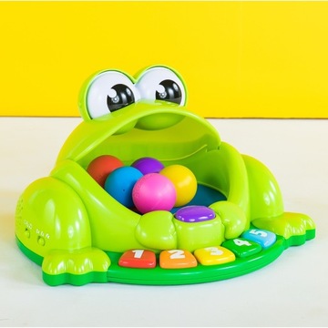 Зеленая игрушка Bright Starts Pop & Giggle Pond Pal