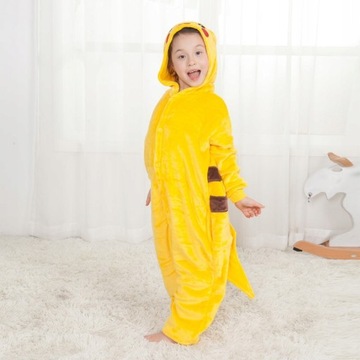PIKACHU Pikaczu PIŻAMA Onesie Pokemon