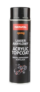 LAKIER AKRYLOWY SPRAY novol czarny mat