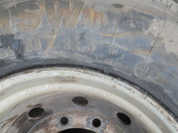 МУЖСКОЕ КОЛЕСО СТАЛЬНОЙ ОБОД ШИНА 385/55R22.5