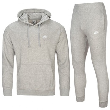 Nike szary komplet dresowy męski spodnie bluza CZ7857-063 M