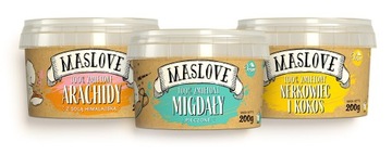 MASŁO ORZECHOWE MASLOVE ZESTAW MIGDAŁ KOKOS KREM