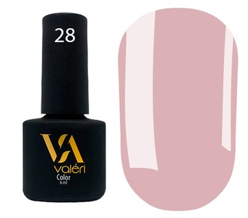 VALERI Lakier hybrydowy Color 28, 6 ml