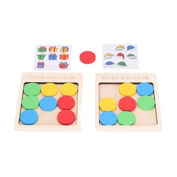 Kolorowe Puzzle Zabawki Drewniane Wczesna