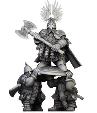 King on shieldbearers