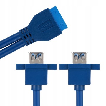 ПРОЧНЫЙ КАБЕЛЬ USB 3.0 ДЛЯ МОНТАЖА НА ПАНЕЛИ