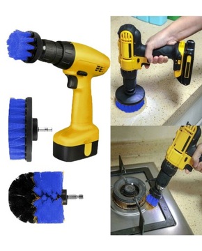 НАБОР 6 ЧИСТЯЩИХ ЩЕТОК ДЛЯ ДРЕЛЬ И ОТВЕРТКИ С ПРОЧНЫМИ НАКЛАДКАМИ