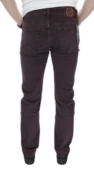 ARMANI JEANS SPODNIE SLIM GIORGIO PREMIUM ROZ. 30