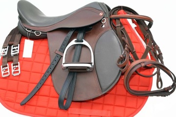 УНИВЕРСАЛЬНОЕ СЕДЛО 17.5C + ПОРОЖИ BRITLE В КОМПЛЕКТЕ