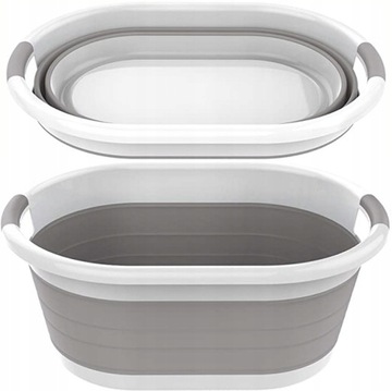 СКЛАДНАЯ КОРЗИНА ДЛЯ БЕЛЬЯ, СКЛАДНАЯ СИЛИКОНОВАЯ ЧАША