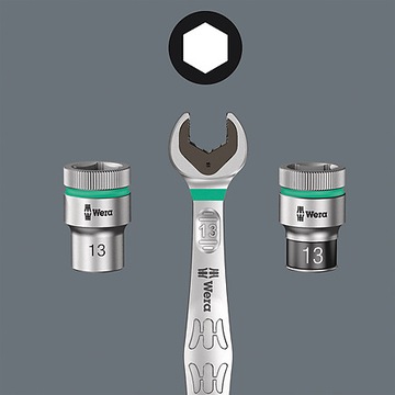 НАБОР НАСАДОК С ТРЕЩОТКОЙ 1/4'' 056490 WERA