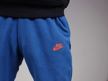 Nike MEGA CIEPŁE POLAROWE ZIMOWE męskie spodnie dresowe FLEECE jogger POLAR