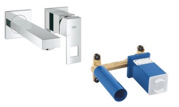 Grohe Eurocube - Наружный элемент для умывальника, настенный