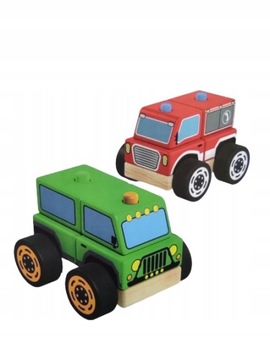 Pojazd terenowy i straż pożarna Playtive 2 szt