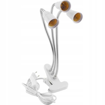 ДЕРЖАТЕЛЬ ЛАМПЫ ДЕРЖАТЕЛЬ ЛАМПОЧКИ 3xE27 + ЗАЖИМ