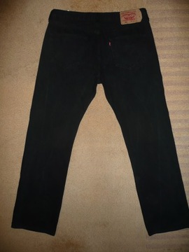 Spodnie dżinsy LEVIS 501 W36/L32=47,5/109cm jeansy