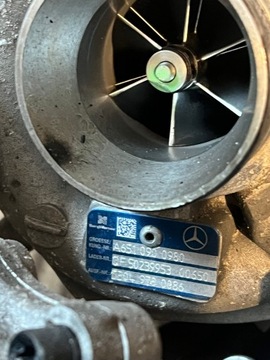 A6510906380 A6510900980 MERCEDES W212 W204 2.2 CDI TURBÍNA TURBO