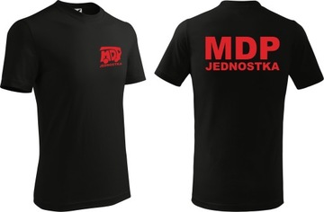 Koszulki MDP koszulka mdp czarna koszulki mdp z nazwą jednostki L