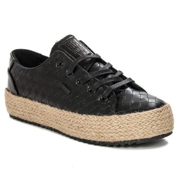 Espadryle buty Big Star JJ274396 Black Czarne r.37