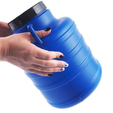 ПЛАСТИКОВАЯ БОЧКА ОБЪЕМОМ 10 Л ДЛЯ СКОРБКИ КАПУСТЫ И ОГУРЦОВ