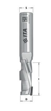 ITA TOOLS frez diamentowy Z1+1 D10 I21 L69 S12 mm / 3 spirale / korpus STAL