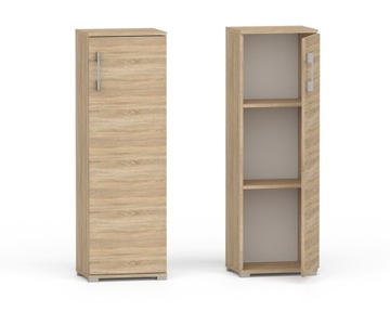 SŁUPEK ŁAZIENKOWY STOJĄCY SZAFKA STOJĄCA POLA 1D 110X40X40 DĄB SONOMA