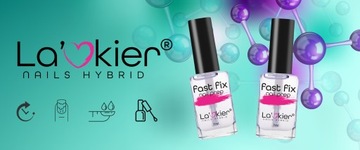 Лак для ногтей FAST FIX устраняет воздушные карманы на ногтях.