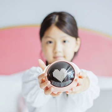 Zegar budzik lampka lampa nocna LED dla dzieci dziecka Emoji Emotikony