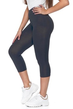 Moraj legginsy damskie 3/4 szare rozm. 3XL