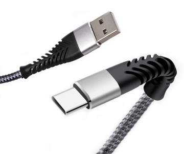 ПРЕМИАЛЬНЫЙ КАБЕЛЬ USB-C ДЛЯ ЗАРЯДНОГО УСТРОЙСТВА USB ТИПА C ТИПА C НА USB, 2 м, 2,4 А, QC 3.0