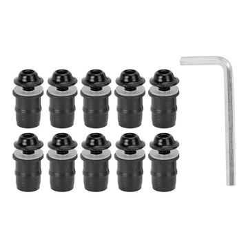 Набор винтов для лобового стекла мотоцикла M5x16 мм/0,6 дюйма, 10 шт., 32 шт.